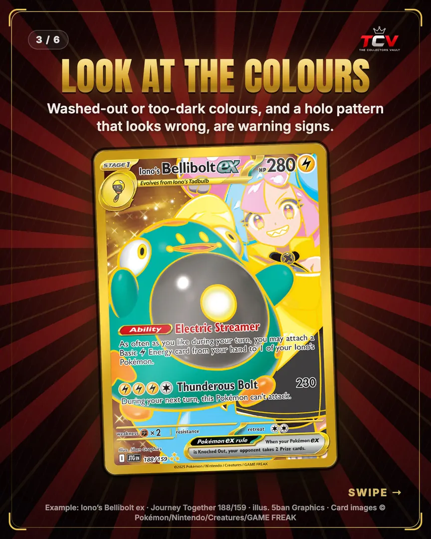 Collector Tips: How to Spot a Fake Card, slide 4 of 8