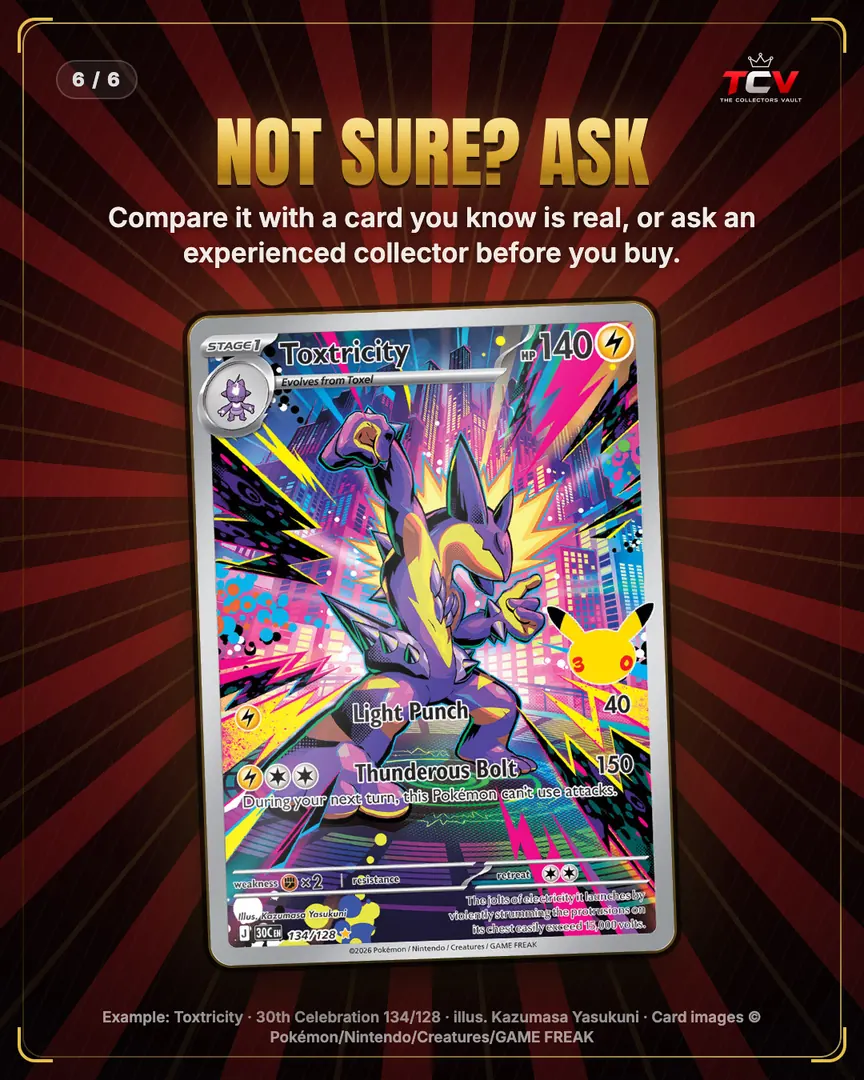 Collector Tips: How to Spot a Fake Card, slide 7 of 8