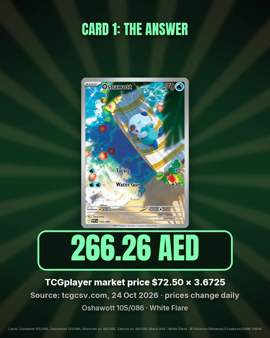 Guess the Price: Black Bolt & White Flare, slide 3 of 9